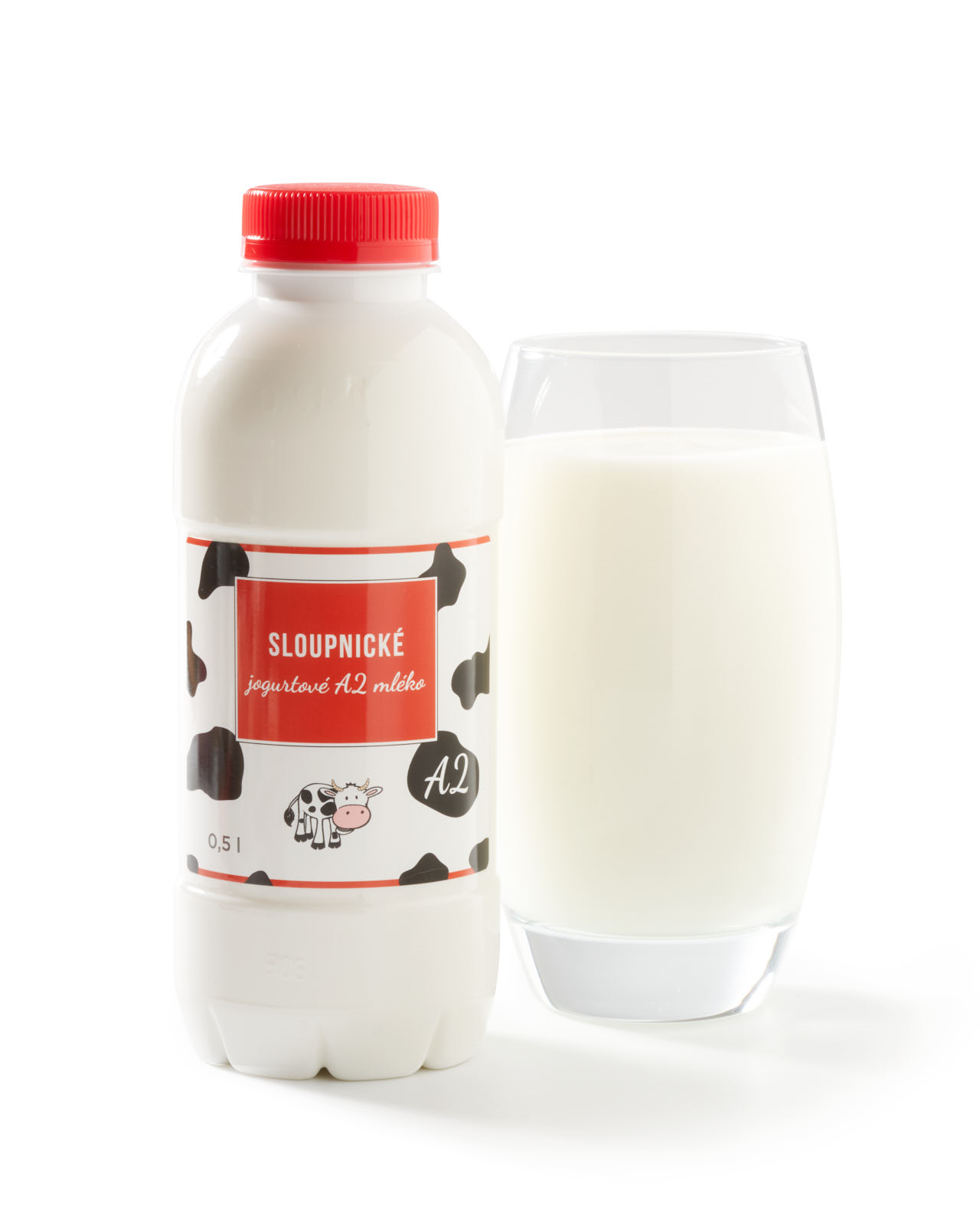 Sloupnické  jogurtové A2 mléko bílé